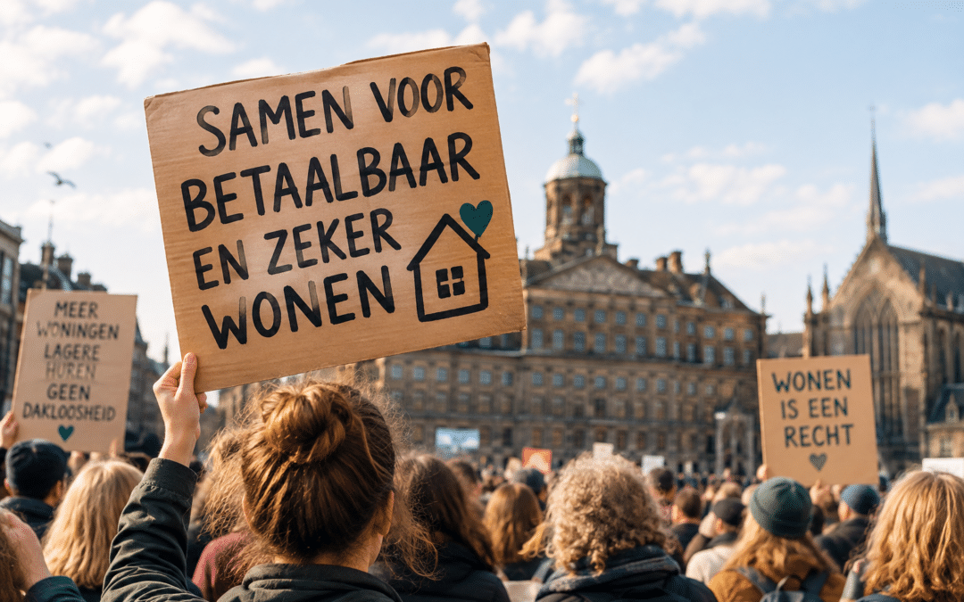 Landelijk woonprotest op 10 oktober: samen voor betaalbaar en zeker wonen