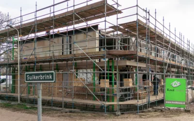 Hoogste punt bereikt bij bouw appartementen De Suikerbrink in Vaassen.